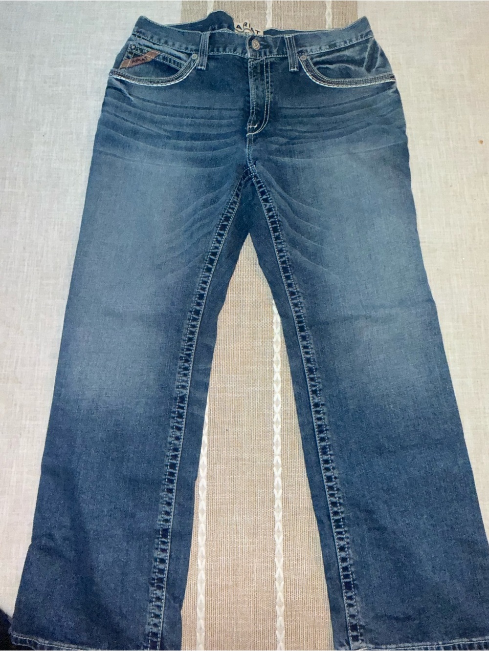Ariat Men's Dark Blue Bootcut Jeans
